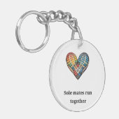 Porte-clés Sole mates run together (Devant gauche)