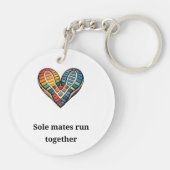 Porte-clés Sole mates run together (Dos)