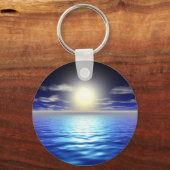 Porte-clés Soleil bleu (Recto)