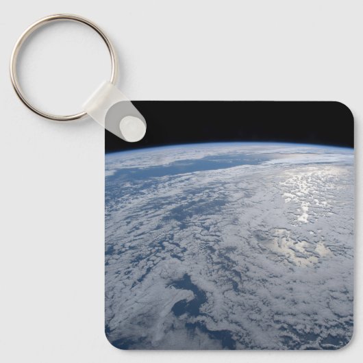 Porte-clés Soleil Brillant Sur L'Océan Pacifique Sud. (Recto)