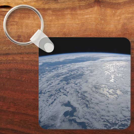 Porte-clés Soleil Brillant Sur L'Océan Pacifique Sud. (Recto)