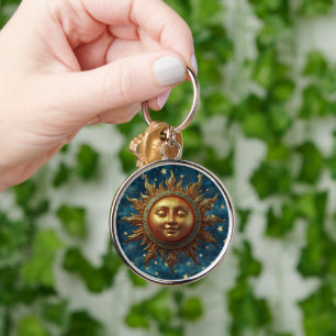Porte-clés Soleil Céleste