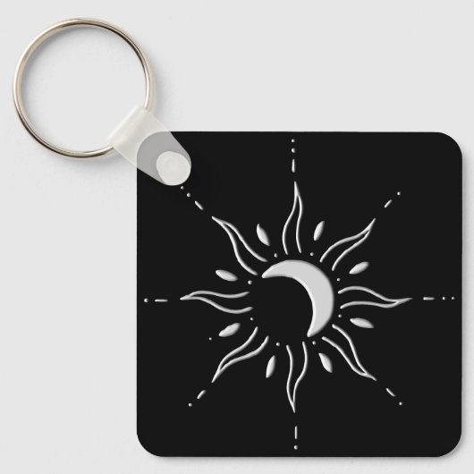Porte-clés Soleil d'argent  (Recto)