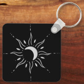 Porte-clés Soleil d'argent  (Verso)