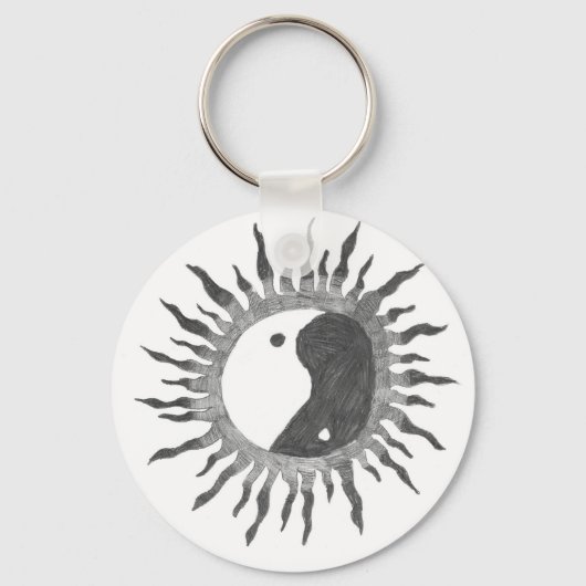 Porte-clés Soleil de paix (Recto)