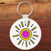 PORTE-CLÉS SOLEIL D'ÉTÉ (Recto)