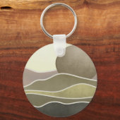 Porte-clés Soleil et montagnes (Recto)