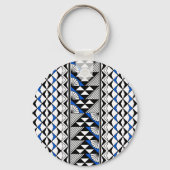 Porte-clés Soleil et Pluie - Bleu - (Recto)