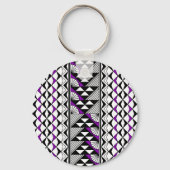 Porte-clés Soleil et Pluie - Violet - (Recto)