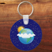 Porte-clés Soleil et Terre - (Recto)
