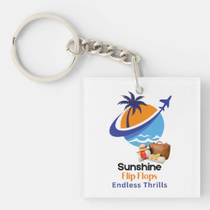 Porte-clés Soleil, Flip Flops, Endless Thrills