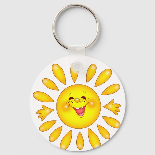 Porte-clés soleil heureux (Recto)