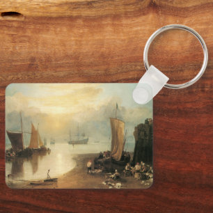 Porte-clés Soleil levant à travers la vapeur par Joseph Turne