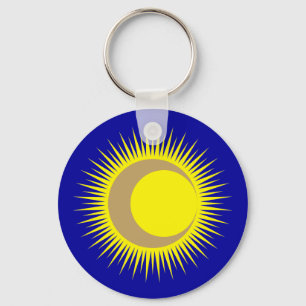Porte-clés Soleil Lune