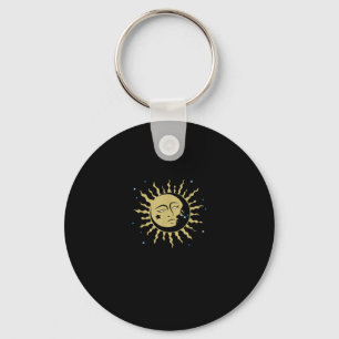 Porte-clés Soleil Lune Avec 90s Sorcière Whimsigoth esthétiqu