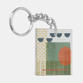 Porte-clés Soleil Rouge III (Devant gauche)