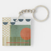 Porte-clés Soleil Rouge III (Dos)