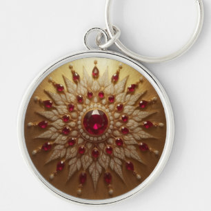 Porte-clés Soleil Rubis