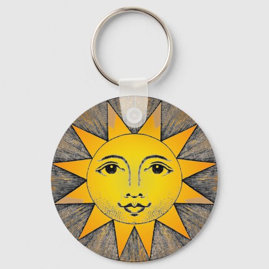 Porte-clés Soleil souriant (Recto)