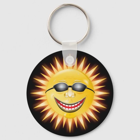 Porte-clés Soleil souriant (Recto)