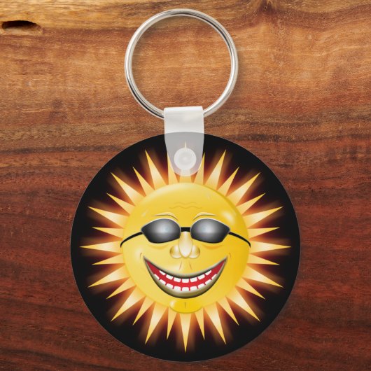 Porte-clés Soleil souriant (Recto)