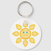 Porte-clés Soleil souriant Joyeux soleil (Recto)