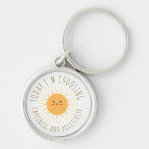 Porte-clés Soleil souriant mignon