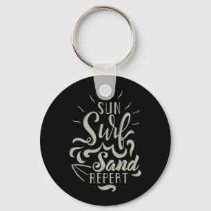 Porte-clés Soleil Surf Sable Répéter
