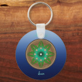 Porte-clés Soleil vert (Recto)