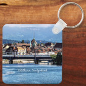 Porte-clés Soleure, Suisse Photographie pittoresque (Verso)