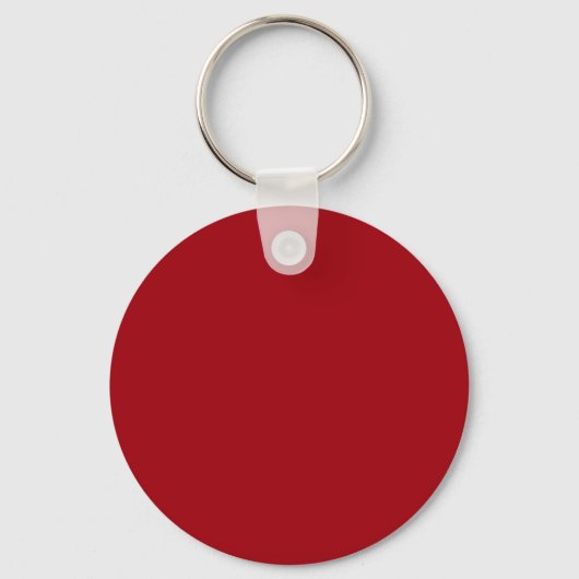Porte-clés Solid Color : Cranberry Red (Recto)