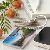 Porte-clés Solitude de lac (Devant droit)