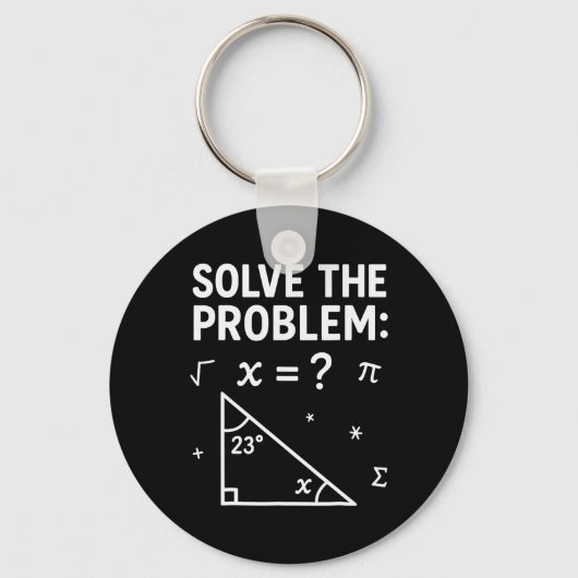 Porte-clés Solve The Problem Do The Math 67 Meme Funny Teache (Recto)