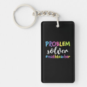 Porte-clés Solveur du problème de l'enseignant en mathématiqu