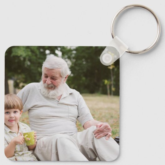 Porte-clés Someone In Heaven Cardinal Greenery Photo (Dos)