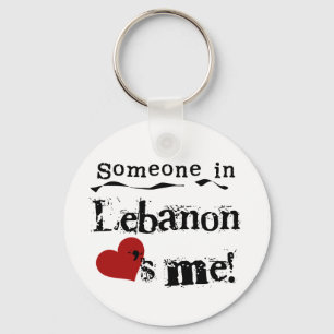 Porte-clés Someone In Lebanon Loves Me