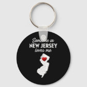 Porte-clés Someone In New Jersey Loves Me - New Jersey Nj (Recto)
