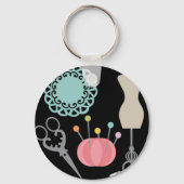 Porte-clés "Sometimes a girl just gotta sew!" (Verso)