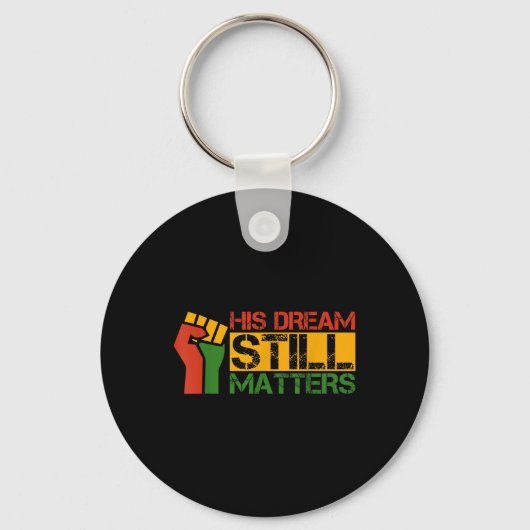 Porte-clés Son Rêve Toujours S Martin Luther King Jr. Day (Recto)