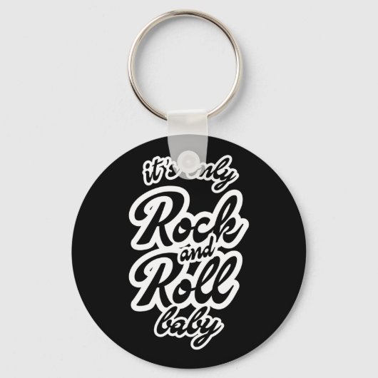 Porte-clés Son seul Rock et roll Baby (Recto)