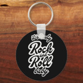 Porte-clés Son seul Rock et roll Baby (Recto)