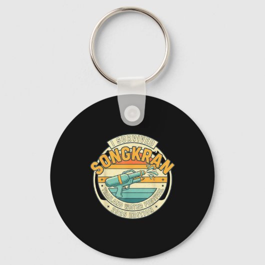 Porte-clés Songkran 2026 Survivor Funny Thai New Year (Recto)