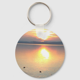 Porte-clés Sonnenuntergang am See, Schlüsselanhänger