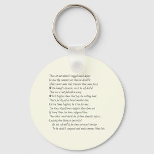 Porte-clés Sonnet # 6 par William Shakespeare