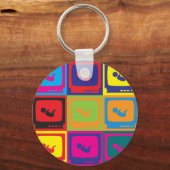Porte-clés Sonogrammes Pop Art (Recto)