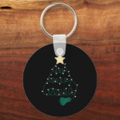 Porte-clés Sonographer Christmas Tree Ultrasound Mfm Sonograp (Recto)