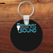 Porte-clés Sonographie Voir son Ultrasonographe (Recto)