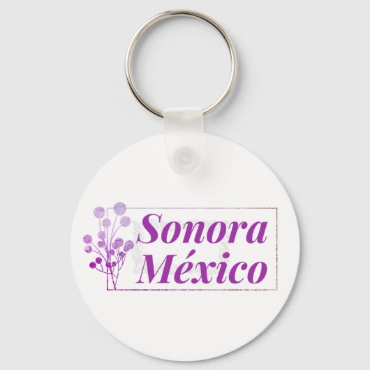 Porte-clés Sonora Mexico Voyage Destination Bridesmaid (Recto)