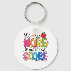 Porte-clés Sont Plus Qu'Un Test Score Test Jour Enseignants T