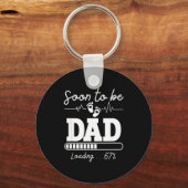 Porte-clés Soon To Be Dad 2026 Loading 67% New Baby Pregnancy (Recto)